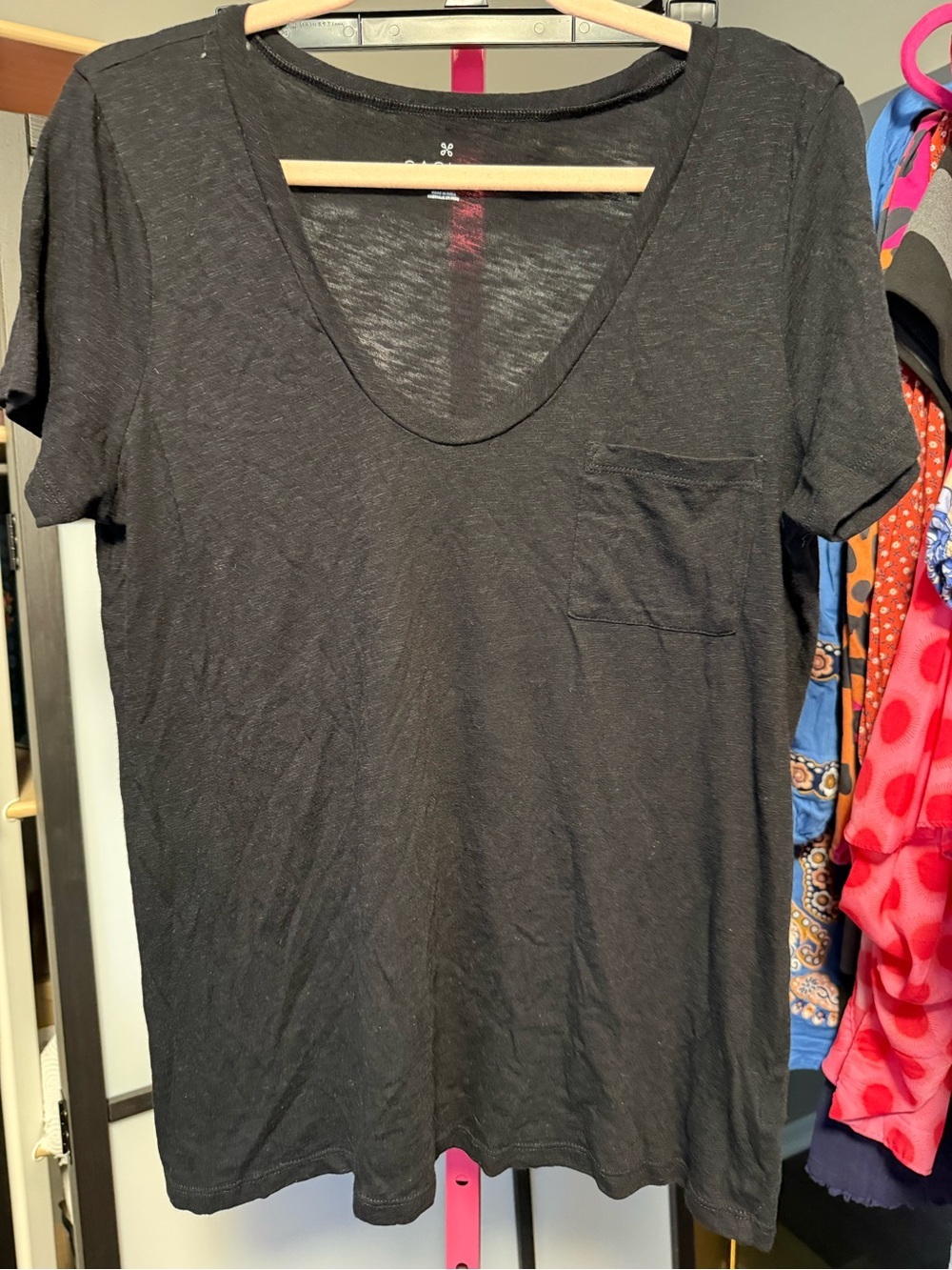 Caslon EUC scoop-neck T shirt . Size medium.